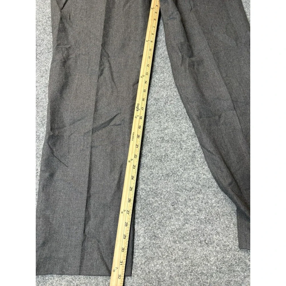 J.CREW Dress Pants Mens 42x32 Gray Ludlow Classic Fit Cotton Wool Lined Business